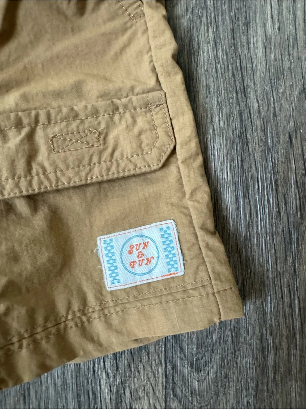 Kids Cargo Shorts in Tan with Elastic Waist Old Navy 3T